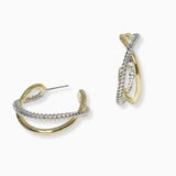 102390, DESIGNER INSPIRED HOOP EARRING