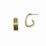 102455, BRASS METAL EARRING