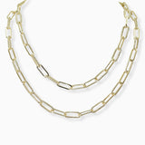 102619, 36" LONG DESIGNER INSPIRED CHAIN NECKLACE
