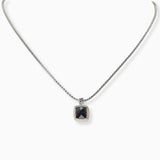 102620, CUBIC ZIRCONIA DESIGNER INSPIRED PENDANT NECKLACE