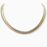 102686, DESIGNER INSPIRED SNAKE CHAIN NECKLACE