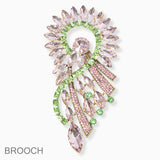 102734, OVERSIZED RHINESTONE PIN BROOCH