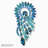102734, OVERSIZED RHINESTONE PIN BROOCH