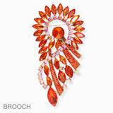 102734, OVERSIZED RHINESTONE PIN BROOCH