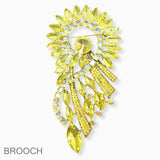 102734, OVERSIZED RHINESTONE PIN BROOCH