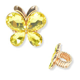 102803, BUTTERFLY RHINESTONE STRETCH RING