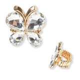 102803, BUTTERFLY RHINESTONE STRETCH RING