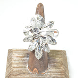 102805, MULTI SHAPE RHINESTONE STRETCH RING