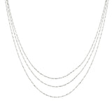 102864, DAINTY CHAIN MULTI LAYERED NECKLACE