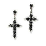 102912, WESTERN CROSS DANGLE EARRING