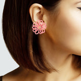102933, FLOWER BEADED EARRING