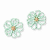 102933, FLOWER BEADED EARRING