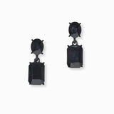 102994, RECTANGLE RHINESTONE DANGLE EARRING