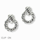 103019, DOORKNOCKER METAL CLIP ON EARRING