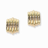 103060, TEXTURED BOLD METAL POST EARRING
