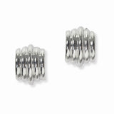 103060, TEXTURED BOLD METAL POST EARRING