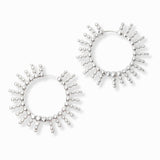 103076, SUNBURST HOOP EARRING