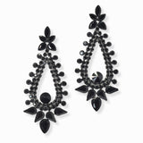 103109, MULTI SHAPE RHINESTONE DANGLE EARRING