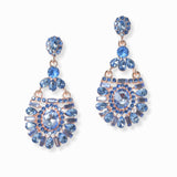 103115, GEOMETRIC RHINESTONE DANGLE EARRING