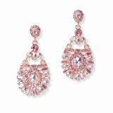 103115, GEOMETRIC RHINESTONE DANGLE EARRING