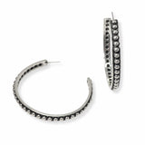 103444, WESTERN METAL ROUND HOOP EARRING