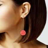 103482, GLITTER BALL DROP DANGLE EARRING