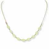 103493, OVAL SHAPE BEADED NECKLACE