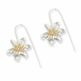 103534, FLOWER METAL FISH HOOK EARRING