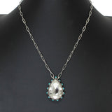 103574, WESTERN TEARDROP RHINESTONE NECKLACE