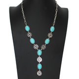 103581, WESTERN SHOTGUN SHELL Y-SHAPE NECKLACE