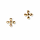 103594, BALL EDGE METAL STUD EARRING