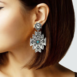 103599, WESTERN TRIBE DANGLE EARRING