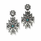 103599, WESTERN TRIBE DANGLE EARRING