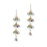 103646, CRYSTAL BEADED DANGLE EARRING