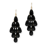 103647, TEARDROP GLASS CRYSTAL DANGLE EARRING