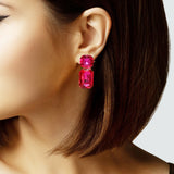 103884, GEOMETRIC RHINESTONE EARRING
