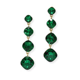 103885, GEOMETRIC RHINESTONE DROP DANGLE EARRING