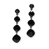 103885, GEOMETRIC RHINESTONE DROP DANGLE EARRING