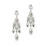 103888, MARQUISE RHINESTONE ACCENT DANGLE EARRING