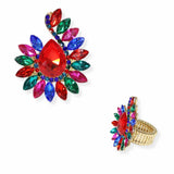 103899, PEARL ACCENT RHINESTONE STRETCH RING