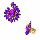 103899, PEARL ACCENT RHINESTONE STRETCH RING