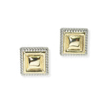 104003, SQUARE DESIGNER INSPIRED STUD EARRING