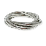 104108, CIRCULAR CHAIN BANGLE BRACELET