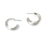 104143, SMALL DOUBLE ROW HOOP EARRING