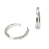 104145, LARGE DOUBLE ROW HOOP EARRING