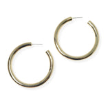 104162, 50MM SIMPLE ROUND HOOP EARRING