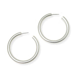 104162, 50MM SIMPLE ROUND HOOP EARRING
