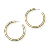 104162, 50MM SIMPLE ROUND HOOP EARRING
