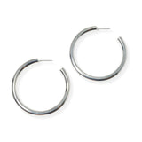 104162, 50MM SIMPLE ROUND HOOP EARRING
