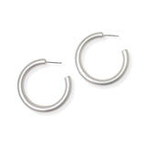 104163, 30MM SIMPLE ROUND HOOP EARRING